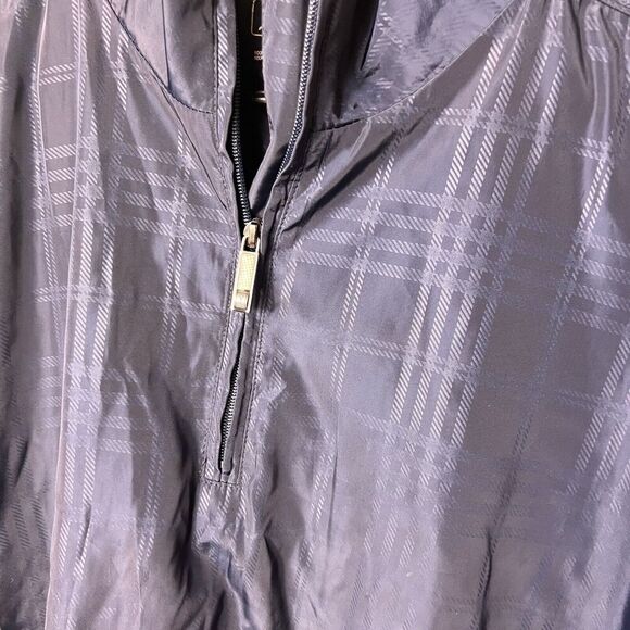 PGA Tour Windbreaker Jacket Mens X-Large Navy Blue Half Zip - Picture 4 of 8